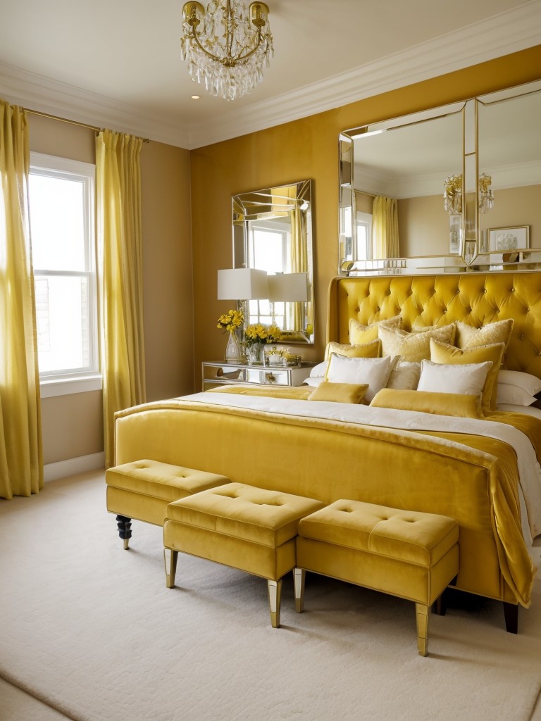 Sunshine vibes: Transform your apartment with yellow-themed decor!