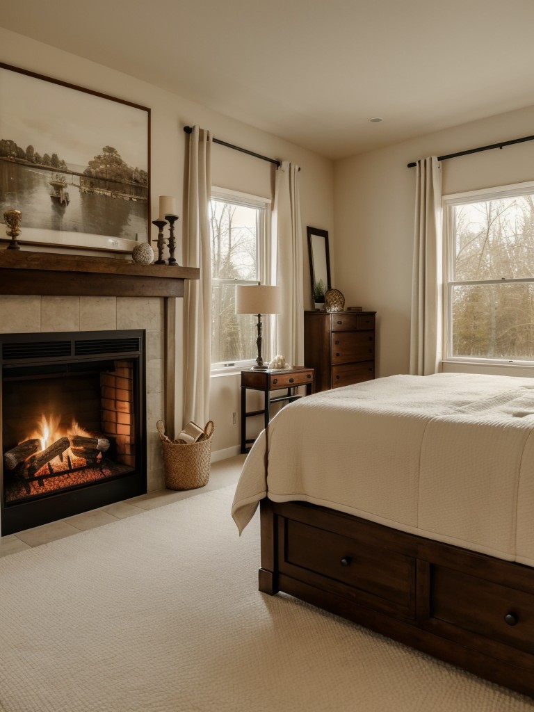 Cozy Bedroom Bliss: Add a Fireplace for the Ultimate Retreat