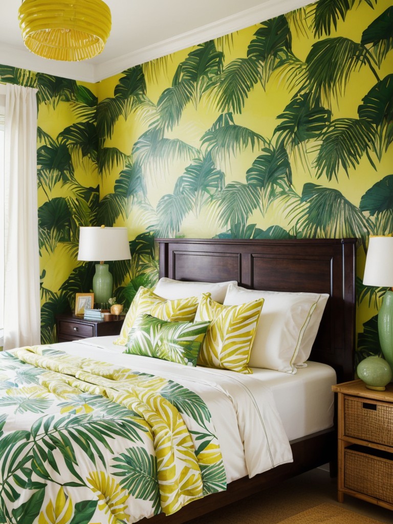 Tropical Vibes: Transform Your Bedroom into a Lush Oasis