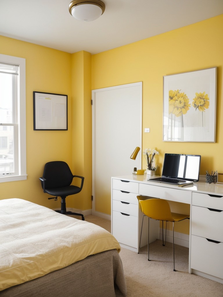 Sunshine vibes: Elevate your apartment with stylish yellow decor