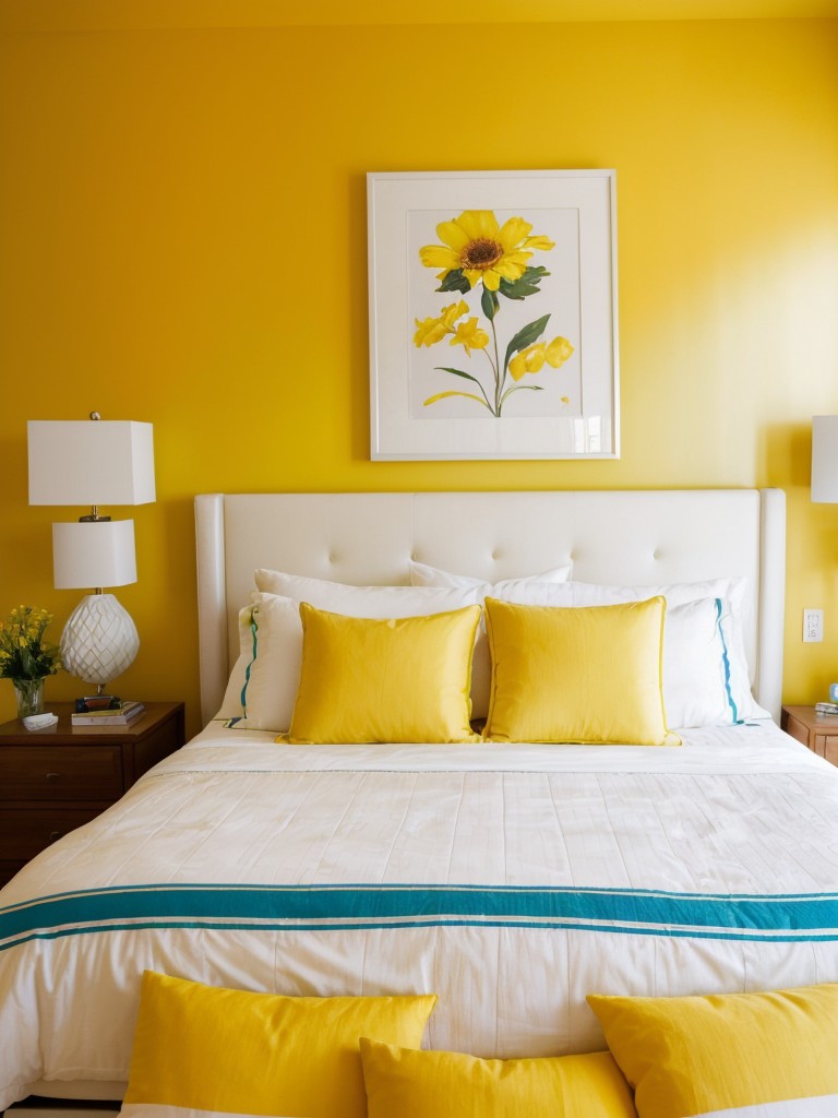 Brighten up your bedroom: Yellow decor ideas for a cheerful and inviting apartment