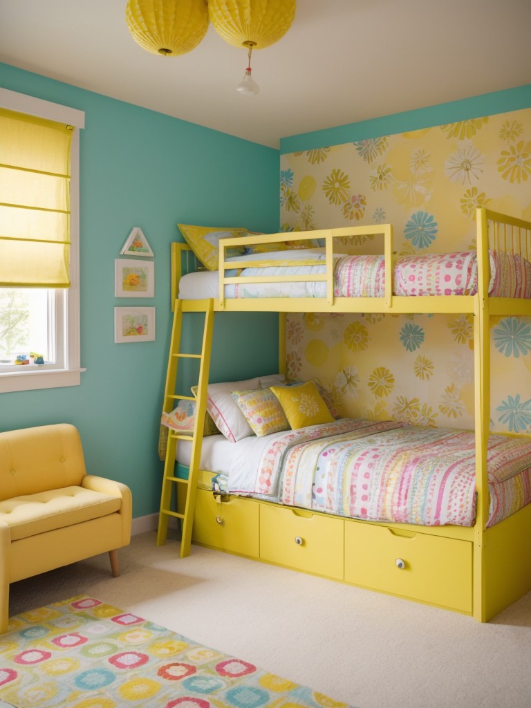 Vibrant Yellow Bedroom Ideas: Fun and functional décor for playful apartment living!