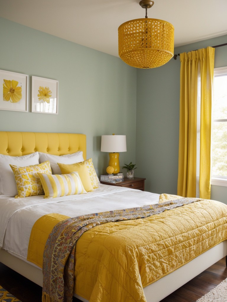 Sunshine vibes: Elevate your apartment with yellow accents!