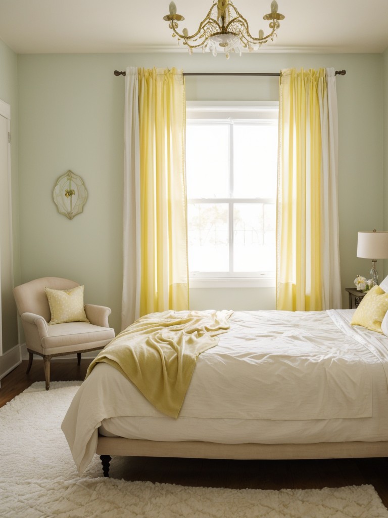 Sunny sophistication: Elevate your apartment with pops of yellow.