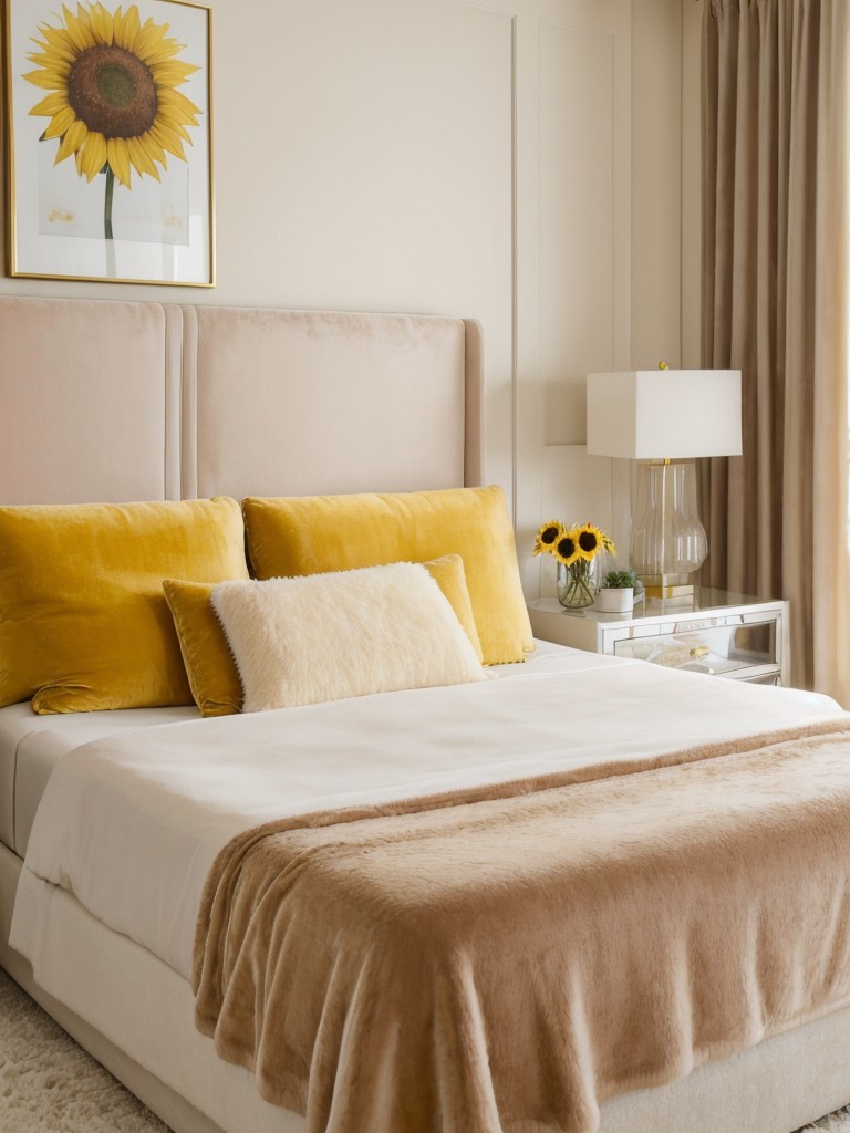 Sunflower vibes: Create a trendy, cozy oasis with yellow bedroom decor