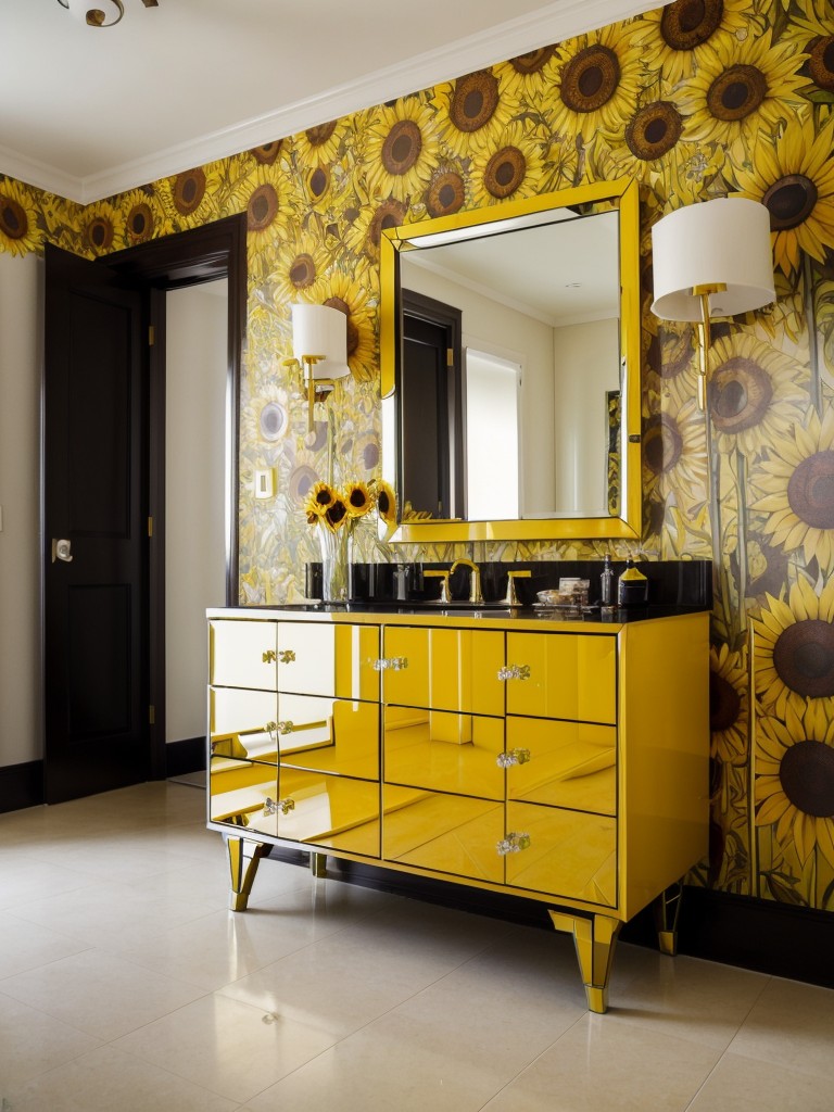 Sunflower Yellow: Trendy Apartment Bedroom Design