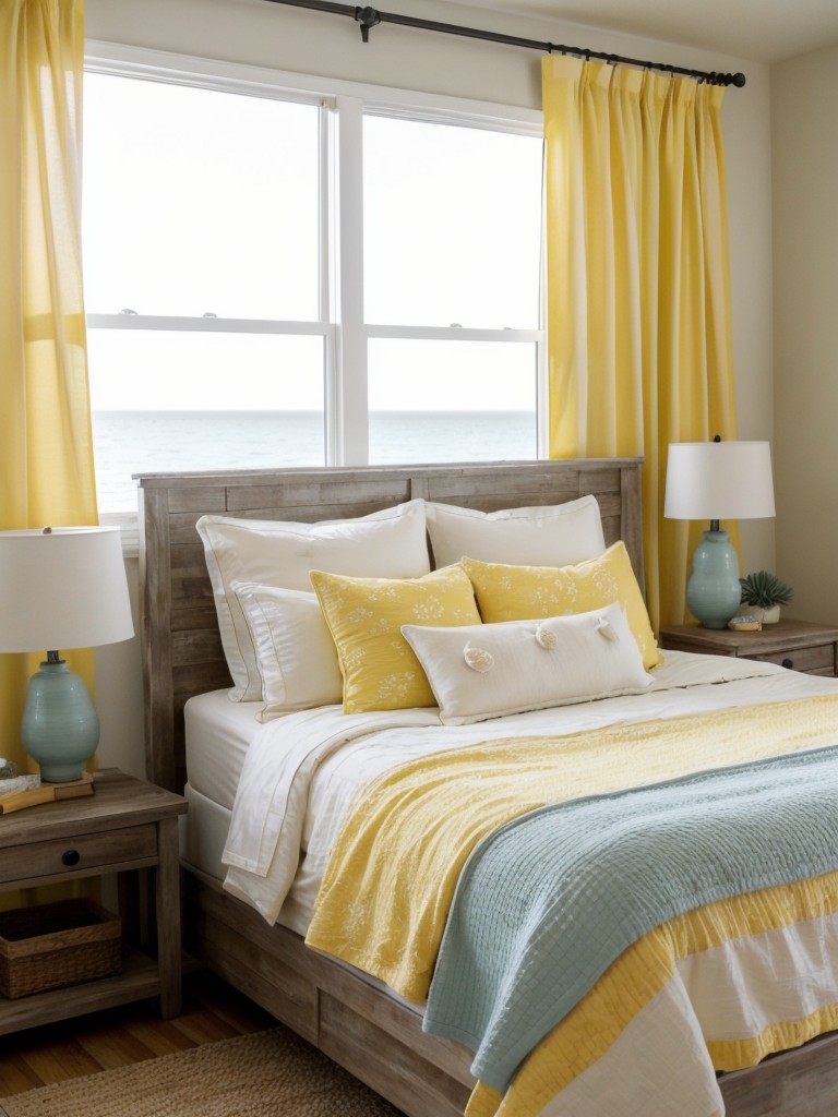 Beach-inspired bedroom decor for a trendy coastal retreat ??