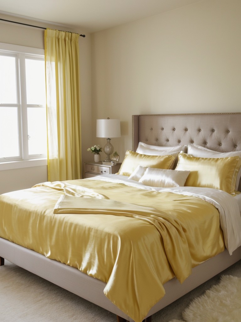 Luxury living: Stunning yellow-themed bedroom decor for ultimate comfort