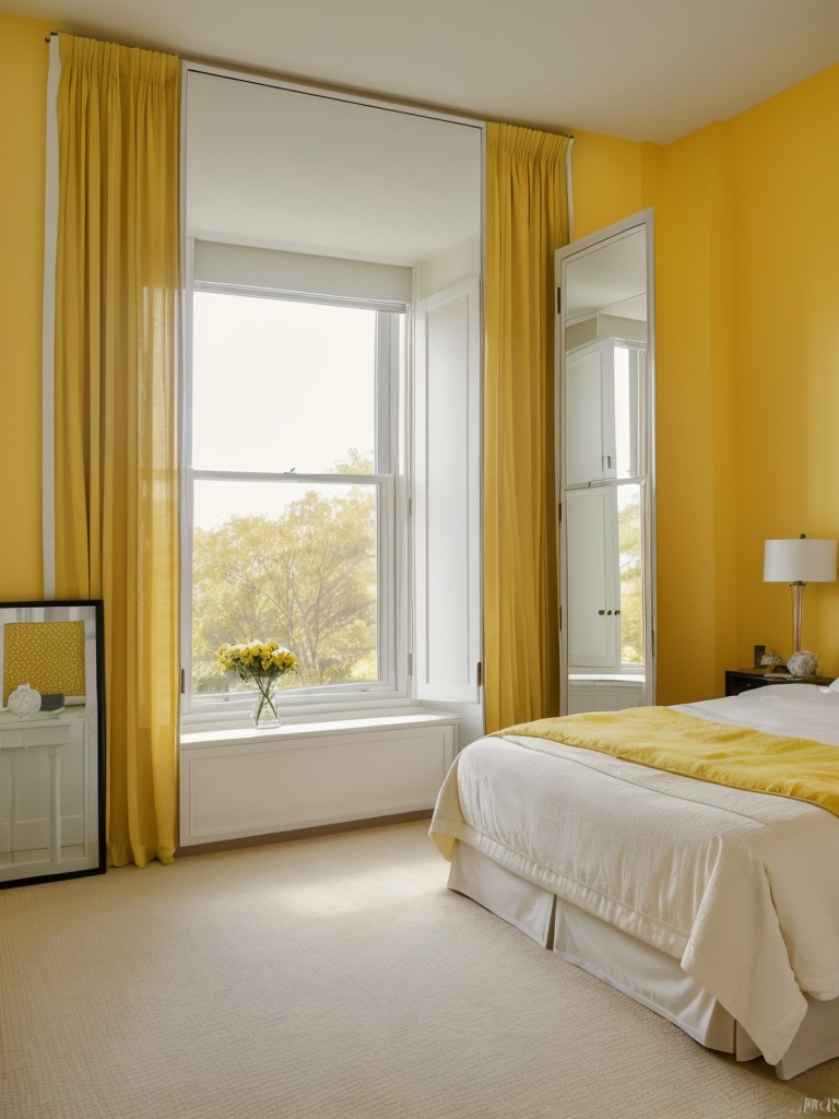 Sun-kissed sanctuary: Yellow-inspired apartment bliss!