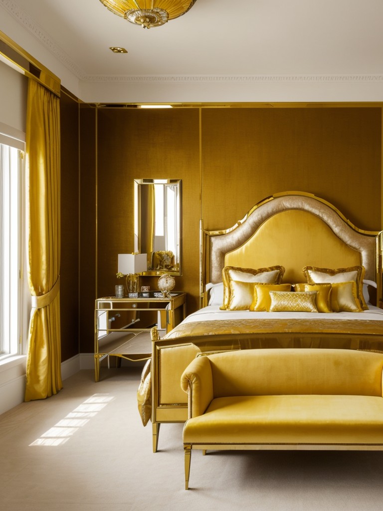 Bring the Sun Inside: Brighten up your apartment with yellow-themed bedroom decor!