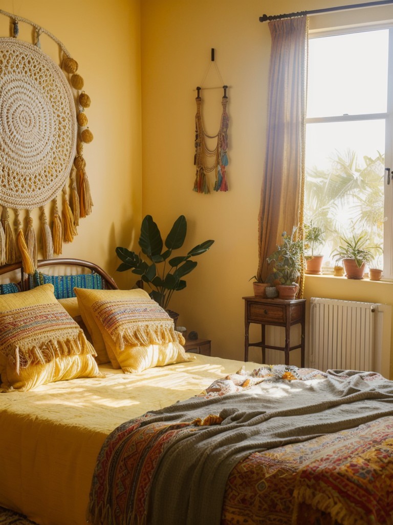 Happy vibes: Transform your apartment with sunny yellow-themed bedroom decor!