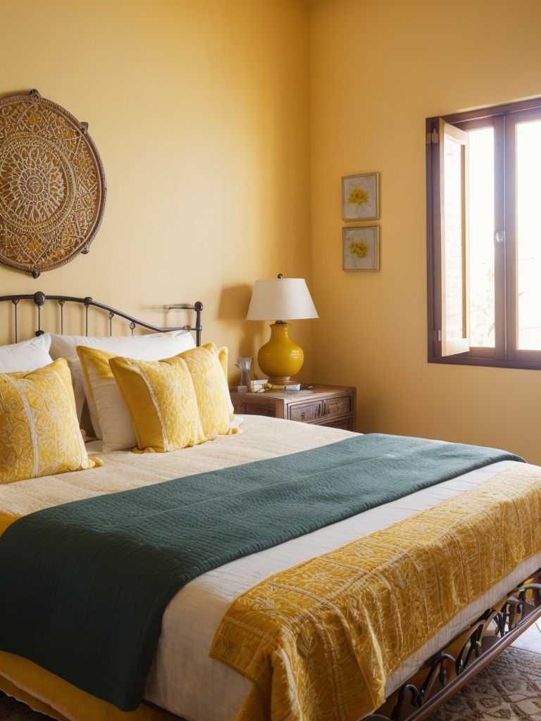 Mediterranean oasis: Transform your bedroom with warm terracotta tones and mosaic patterns.