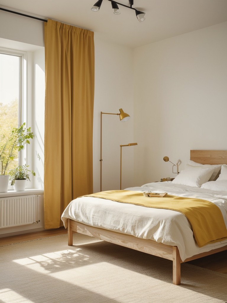 Happy vibes: Yellow-themed bedroom decor ideas for your apartment!