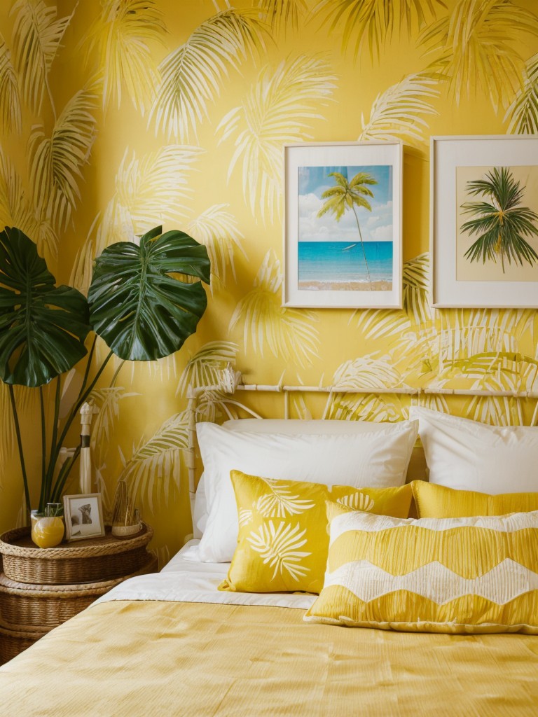 Happy space: Yellow-themed bedroom decor ideas for your apartment!