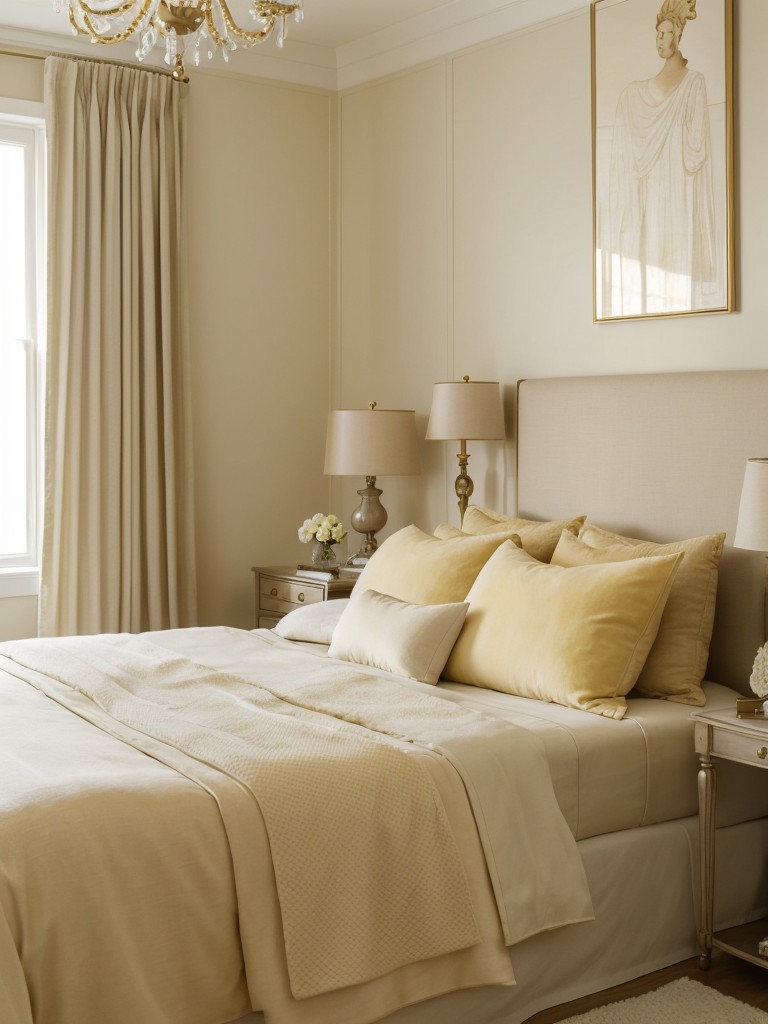 Serene and elegant: Yellow bedroom decor for a timeless vibe!