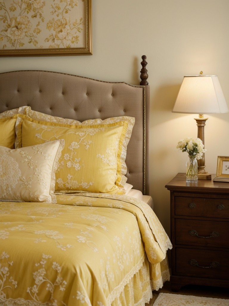 Vintage Vibes: Transform Your Bedroom with Yellow Décor