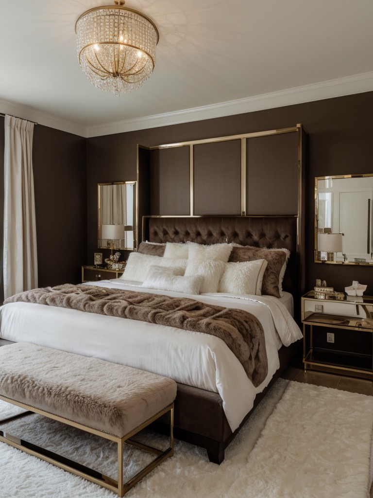 Brown Bedroom: Cozy Glam Décor Ideas