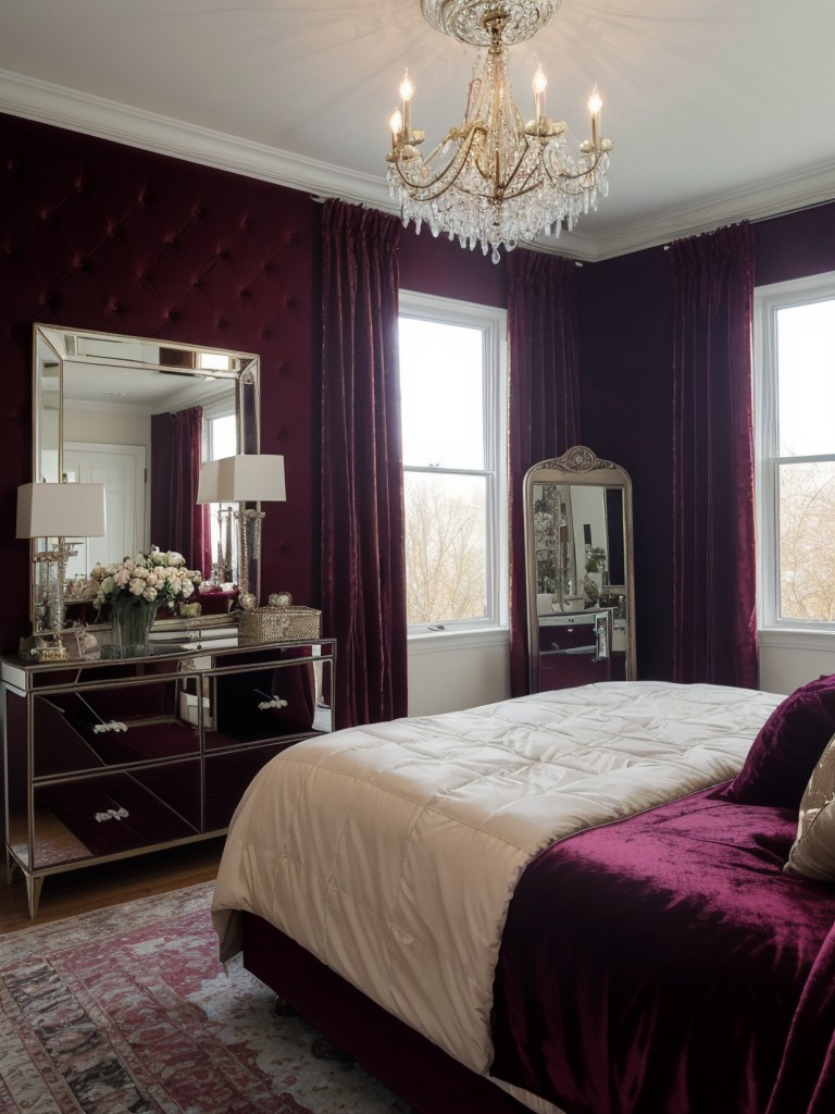 Mirrored walls, crystal chandeliers & lush velvet: Elevate your bedroom with cozy glam decor