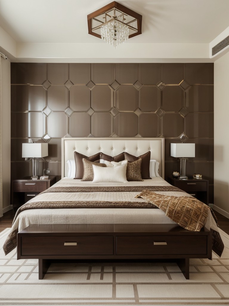 Chic Apartment Vibes: Modern Brown Bedroom Decor