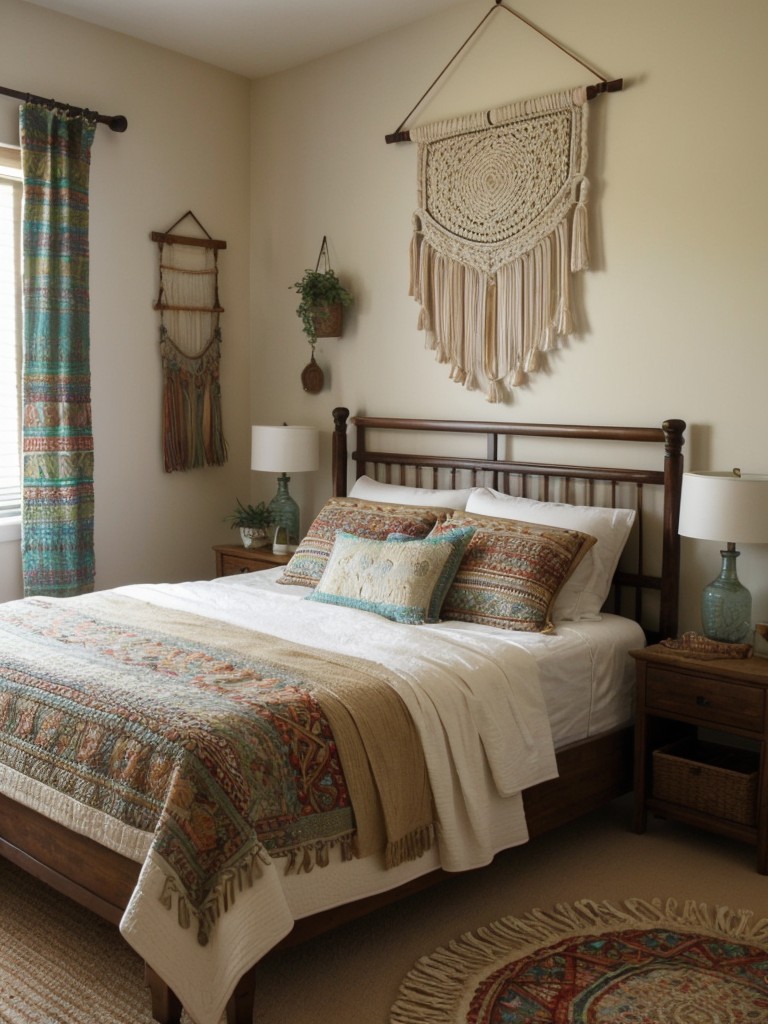 Boho Bliss: Elevate Your Apartment with Eclectic Brown Bedroom Decor