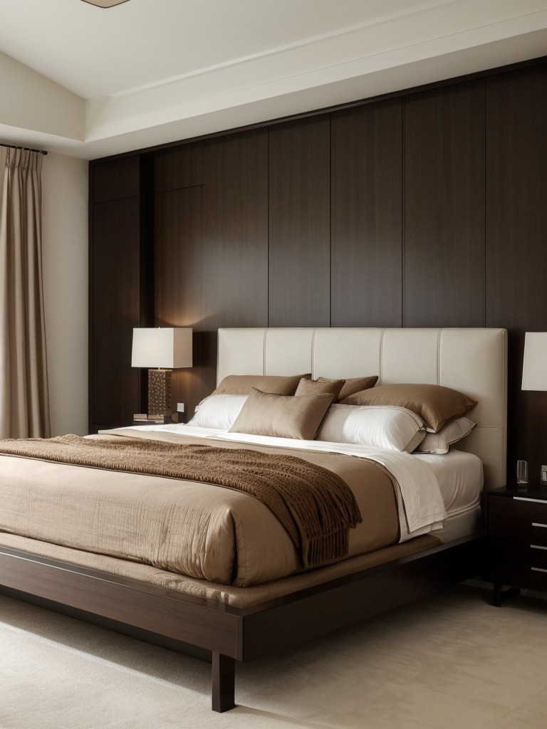 Modernize Your Bedroom with Sleek Brown Decor