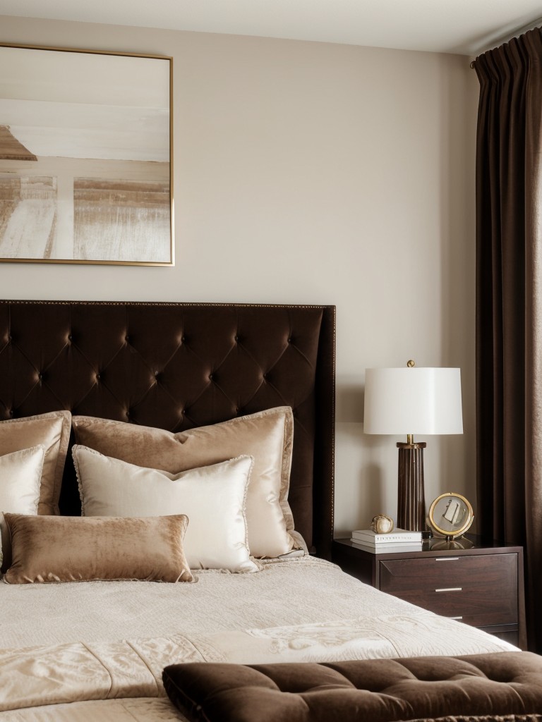 Upgrade Your Bedroom with a Luxurious Brown Velvet Headboard