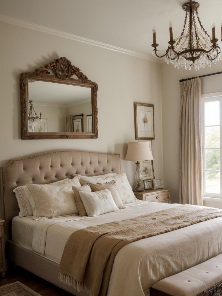 Cozy Apartment Vibes: Rustic Brown Bedroom Decor Ideas. French Chic Inspiration for a Elegant Space.