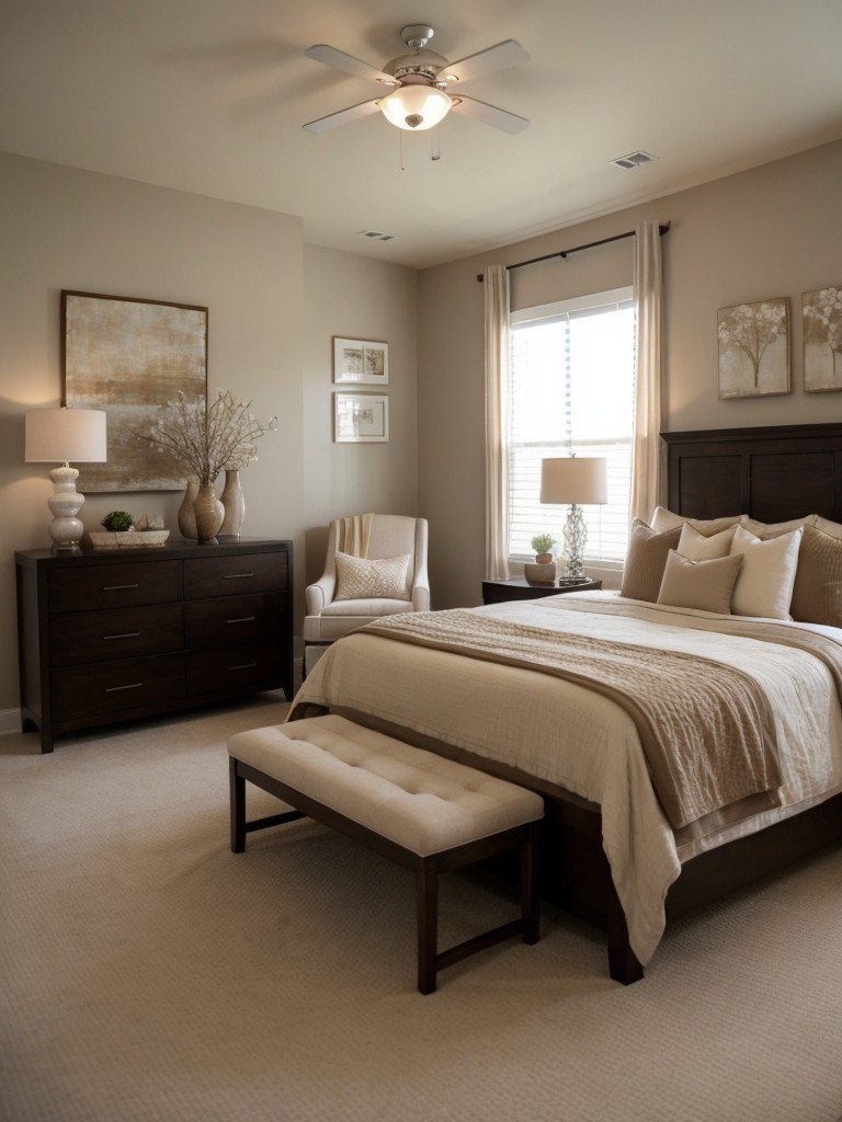 Transform Your Apartment with Serene Brown Bedroom Decor