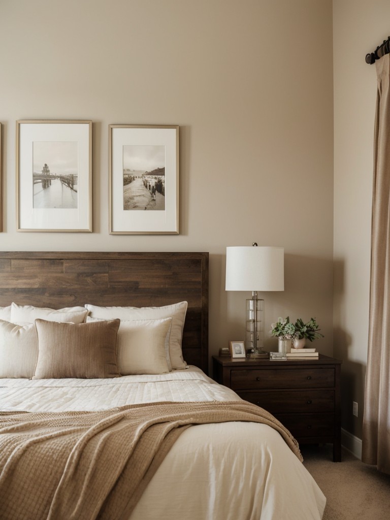 Create a Serene Brown Bedroom Oasis: Personalize with Meaningful Decor