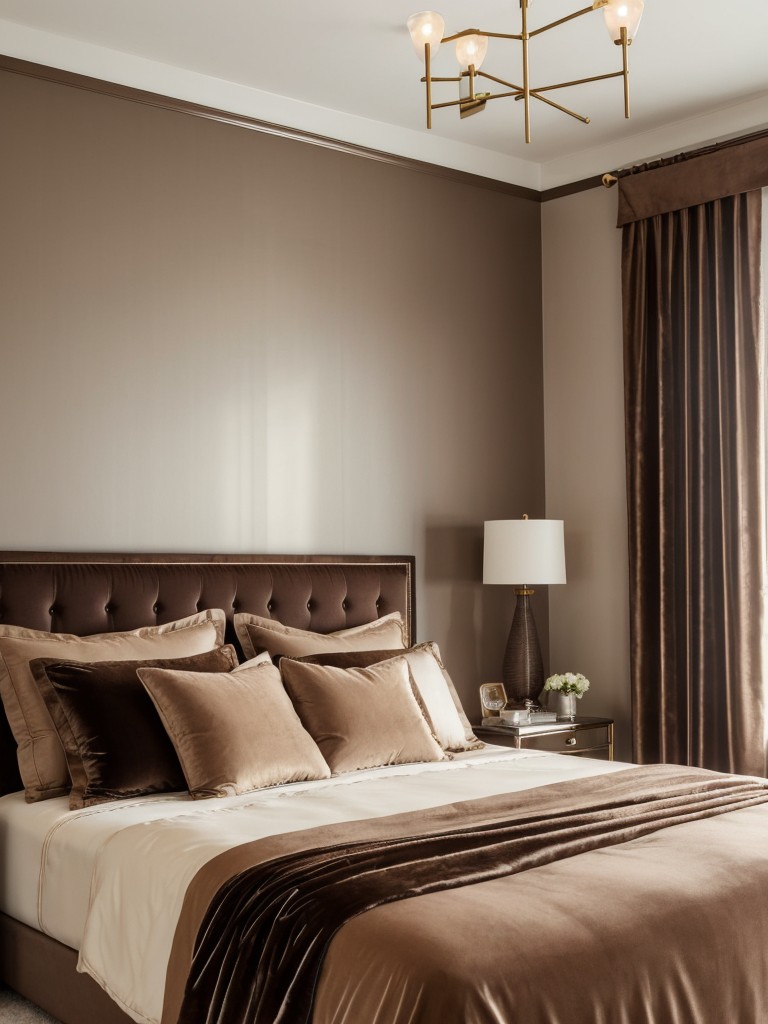 Luxurious Bedroom Decor: Elevate Your Space with Satin Bedding and Velvet Accents