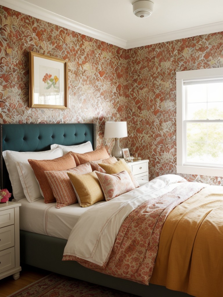 Whimsical Bedroom Decor: Embrace Playful Patterns & Vibrant Colors!