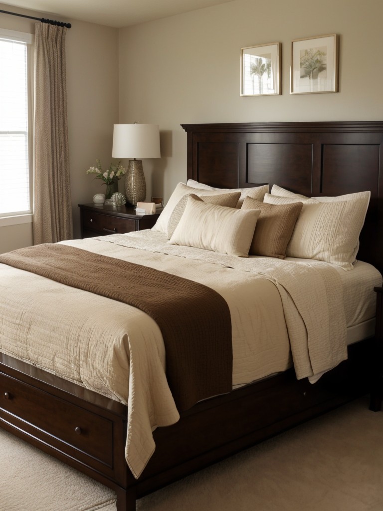 Brown Bedroom Bliss: Elevate Your Apartment with Coordinated Furniture