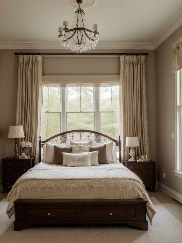 Vintage Glam: Create a Charming Brown Bedroom Oasis