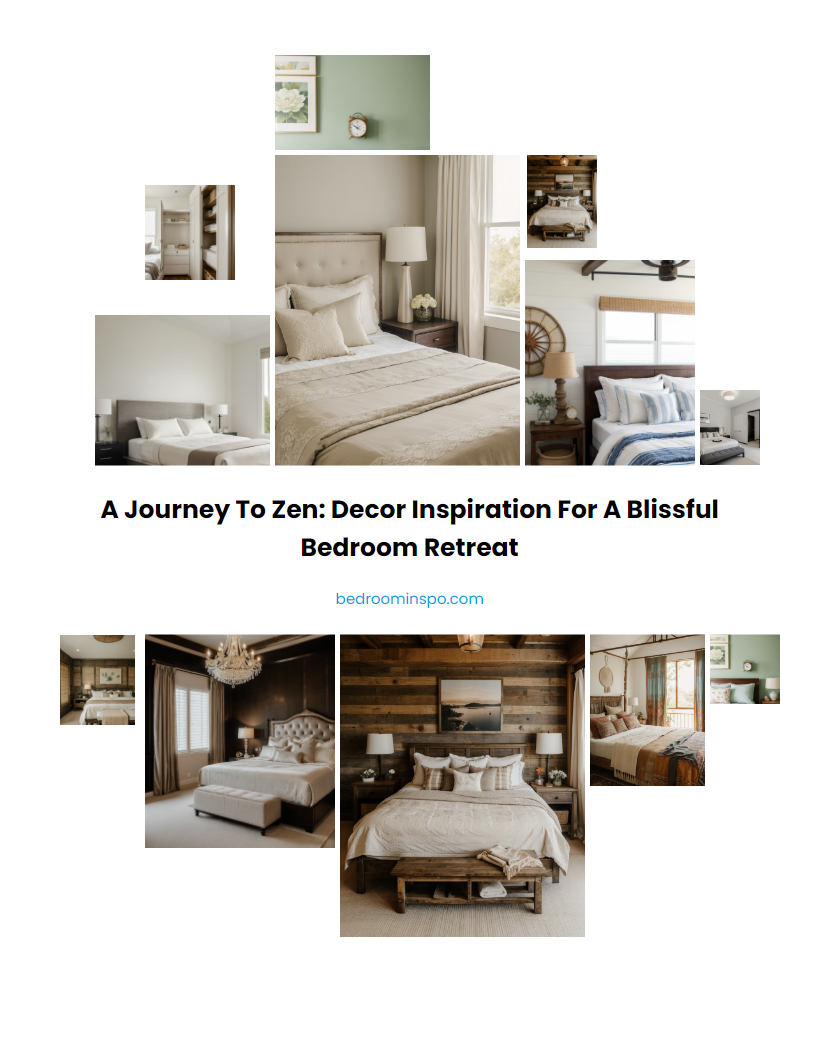 A Journey to Zen: Decor Inspiration for a Blissful Bedroom Retreat