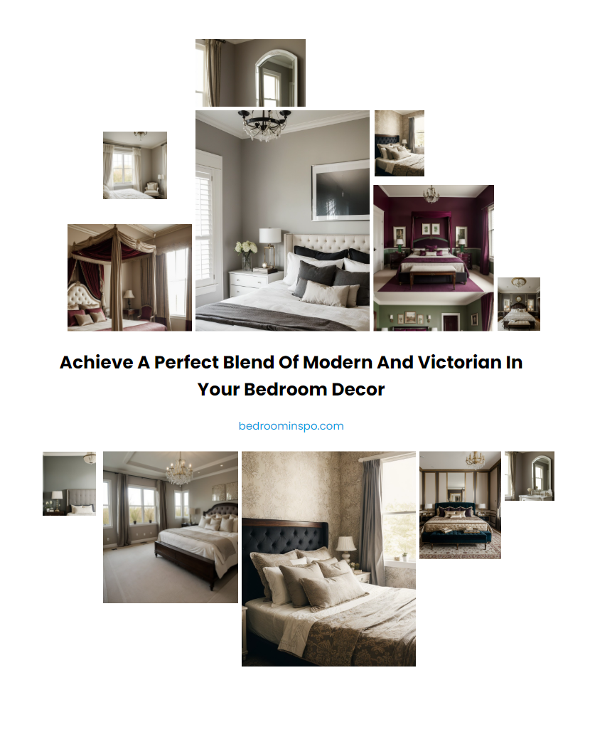 Achieve a Perfect Blend of Modern and Victorian in Your Bedroom Decor