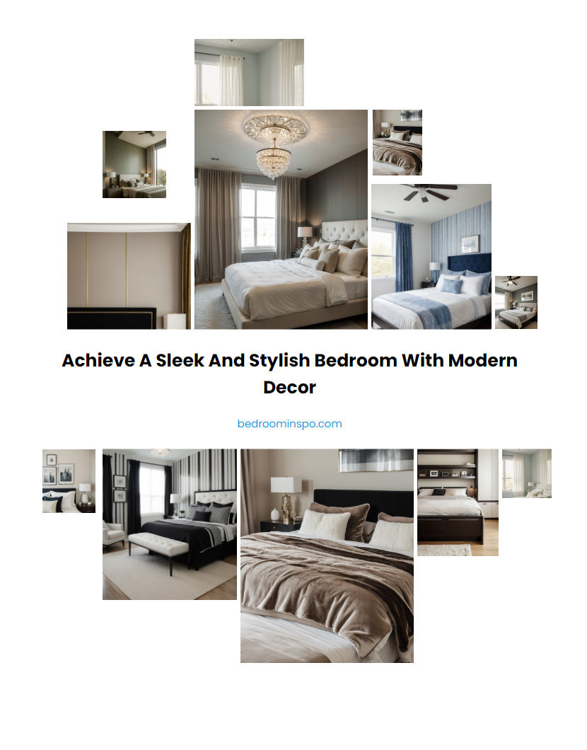 Achieve a Sleek and Stylish Bedroom with Modern Decor