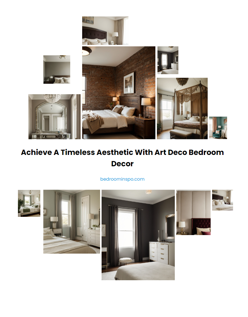 Achieve a Timeless Aesthetic with Art Deco Bedroom Decor