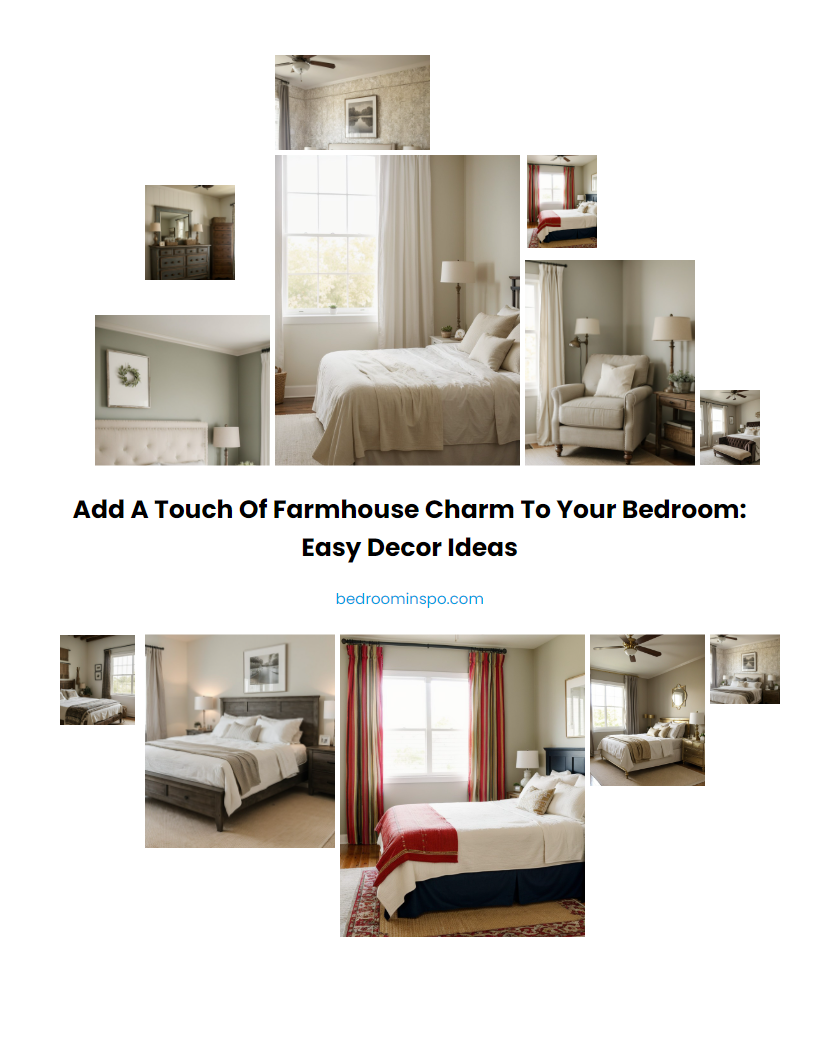 Add a Touch of Farmhouse Charm to Your Bedroom: Easy Decor Ideas