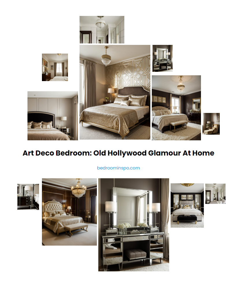 Art Deco Bedroom: Old Hollywood Glamour at Home