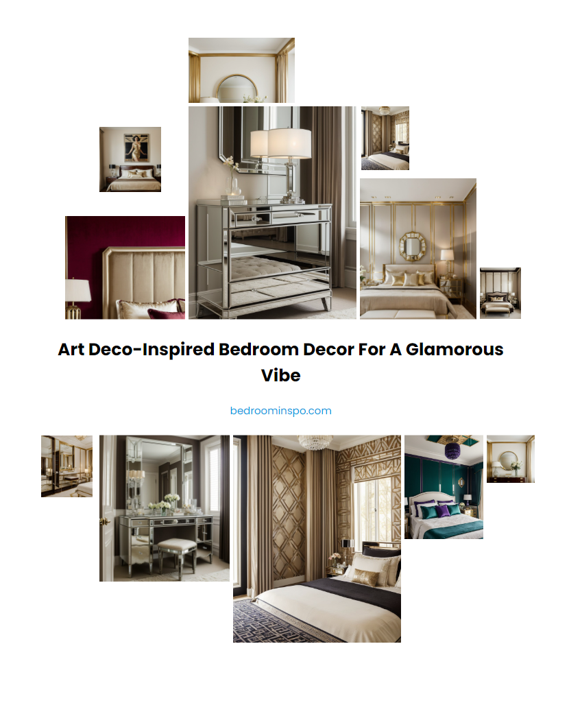 Art Deco-Inspired Bedroom Decor for a Glamorous Vibe