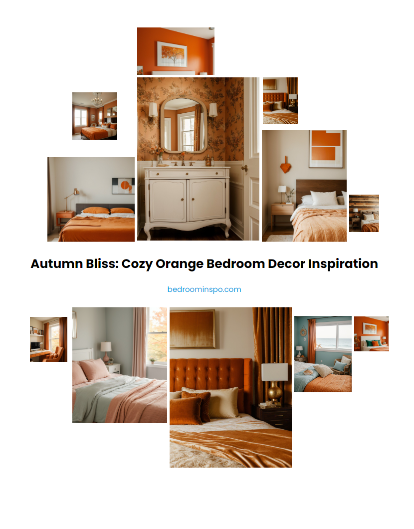 Autumn Bliss: Cozy Orange Bedroom Decor Inspiration