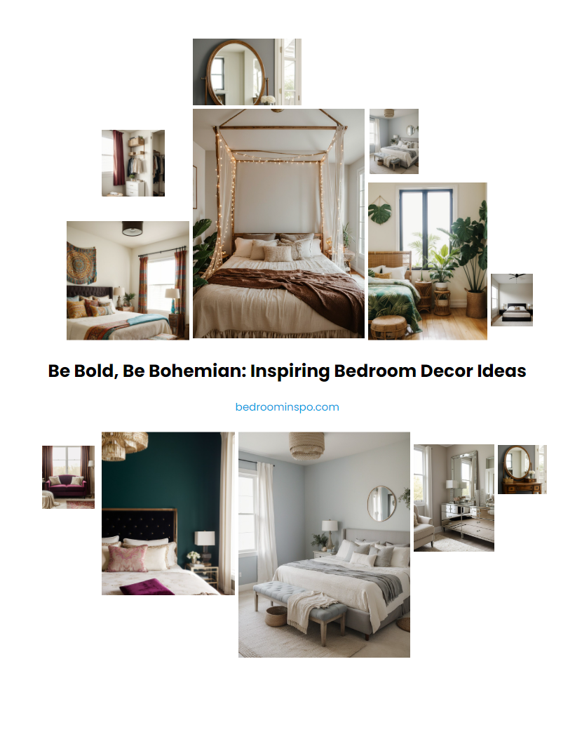 Be Bold, Be Bohemian: Inspiring Bedroom Decor Ideas