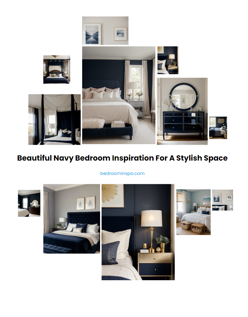 Beautiful Navy Bedroom Inspiration for a Stylish Space