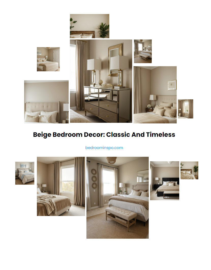 Beige Bedroom Decor: Classic and Timeless