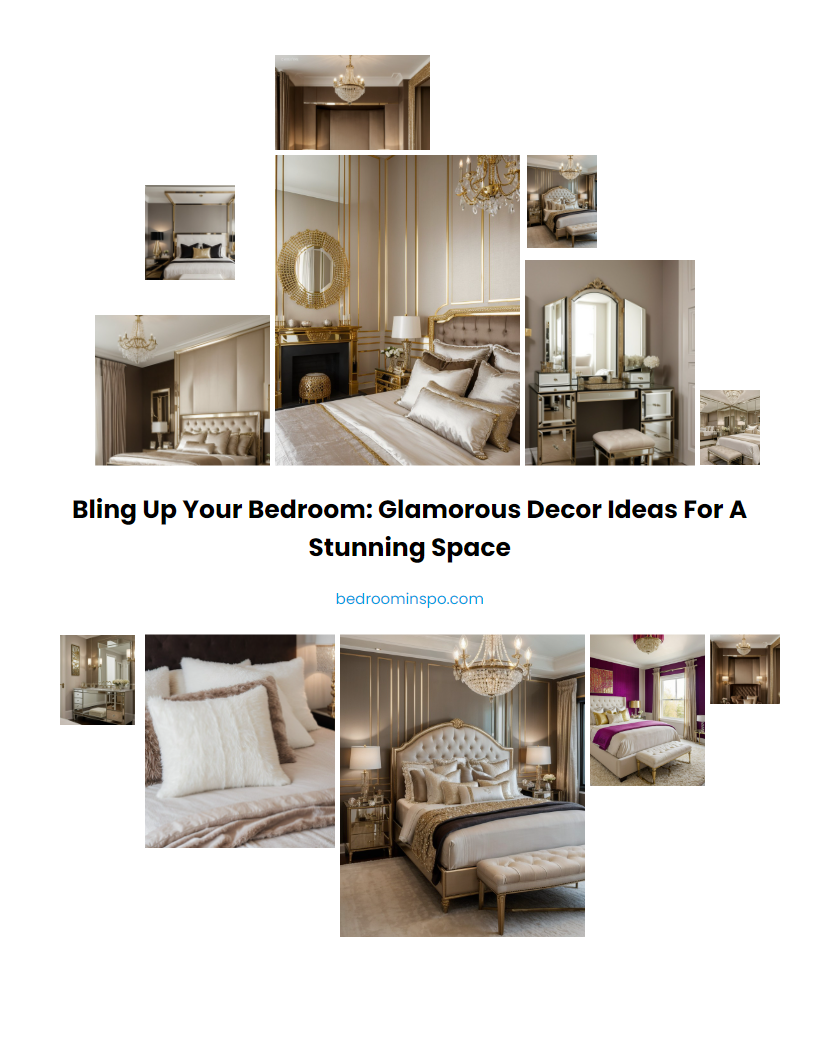 Bling Up Your Bedroom: Glamorous Decor Ideas for a Stunning Space