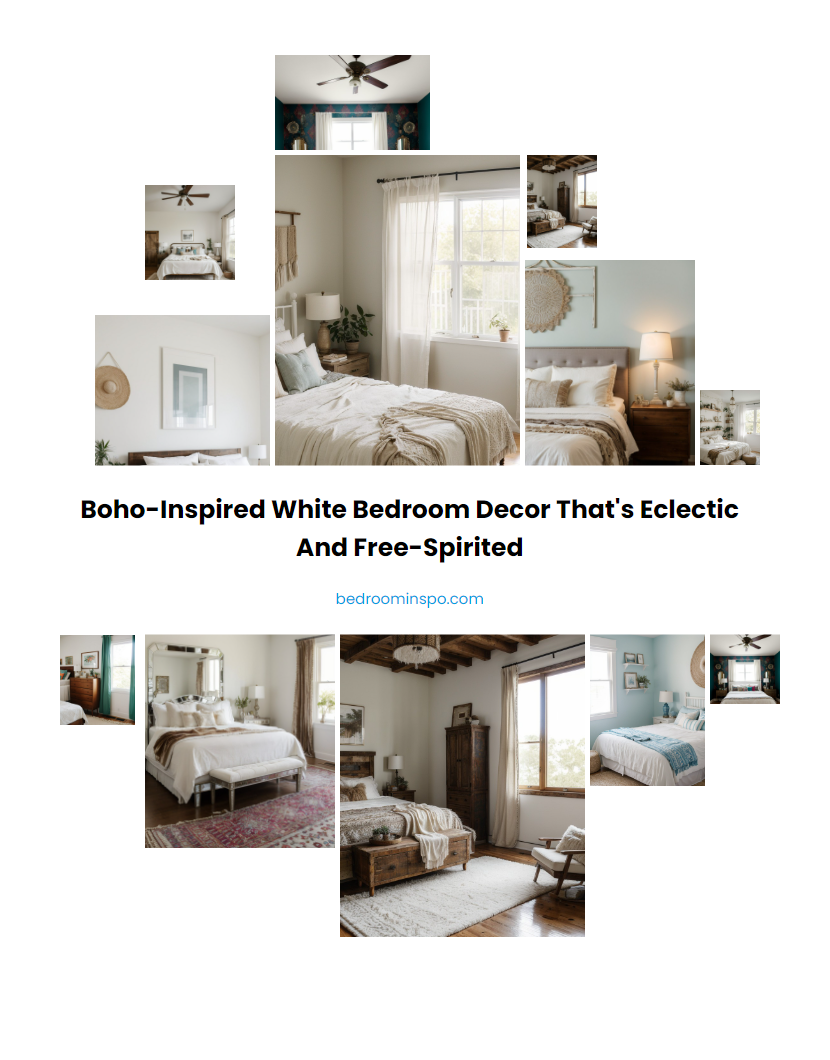 Boho-Inspired White Bedroom Decor That's Eclectic and Free-Spirited