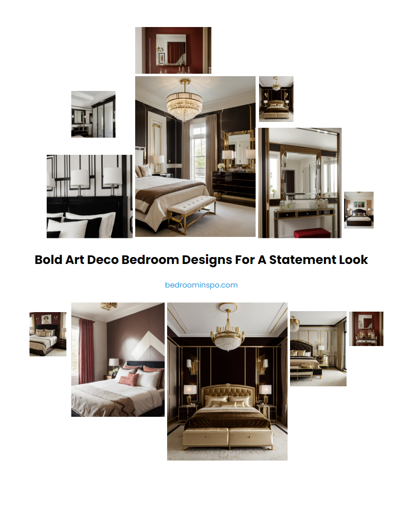 Bold Art Deco Bedroom Designs for a Statement Look