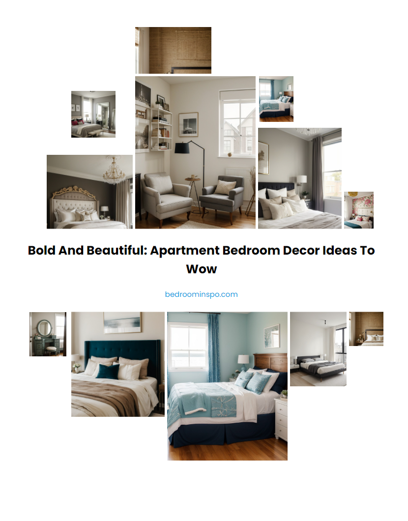 Bold and Beautiful: Apartment Bedroom Decor Ideas to Wow