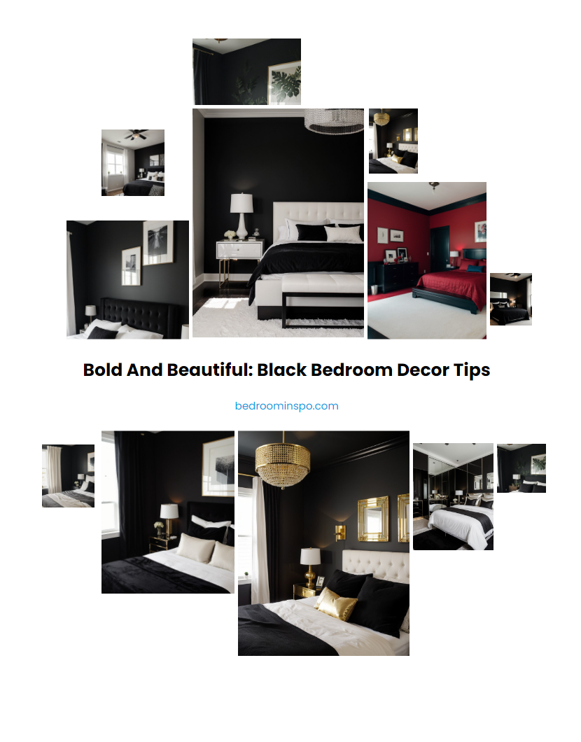 Bold and Beautiful: Black Bedroom Decor Tips