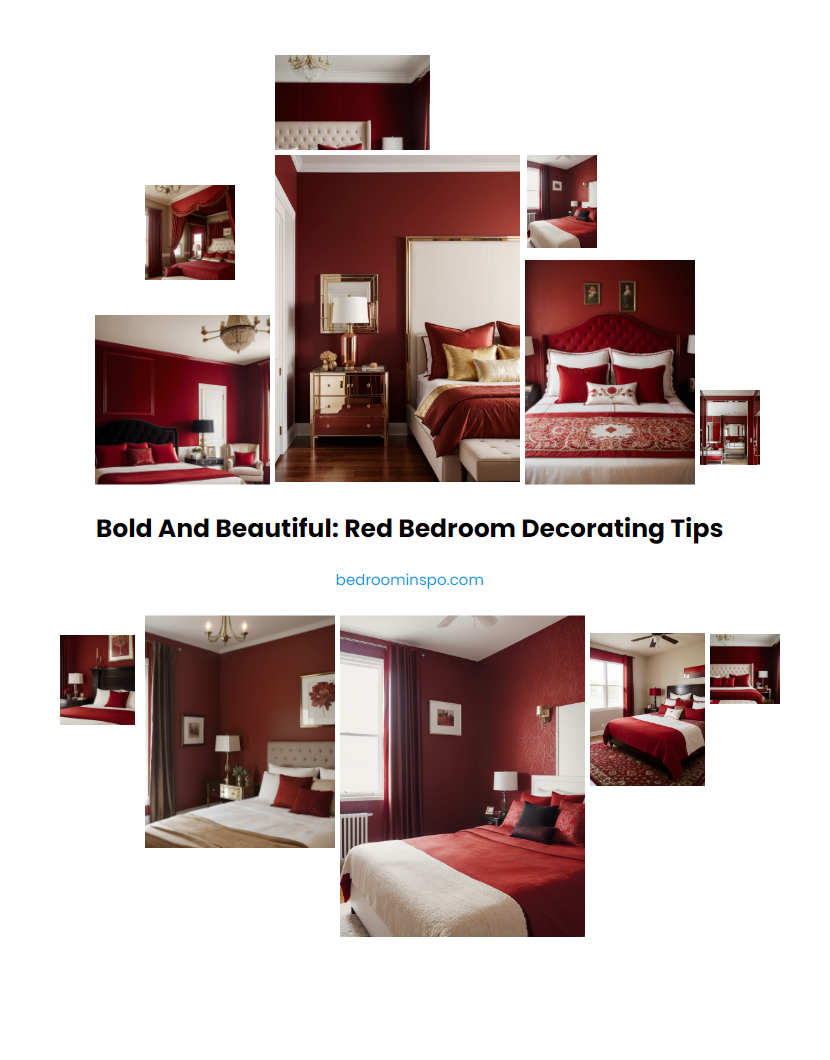 Bold and Beautiful: Red Bedroom Decorating Tips